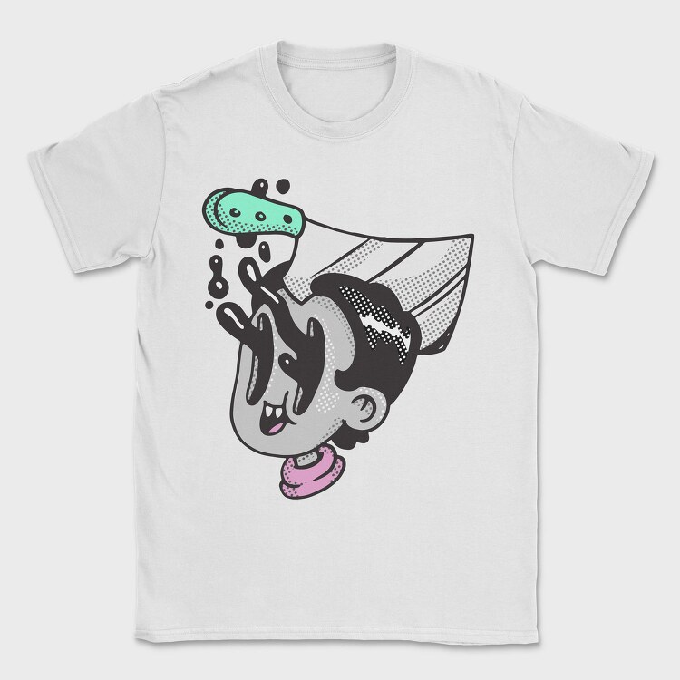 Halloween Retro Cartoon Character 4, Tricou Barbati (Unisex)
