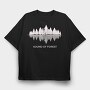 Forest Sound Of, Tricou Oversize Barbati (Unisex)