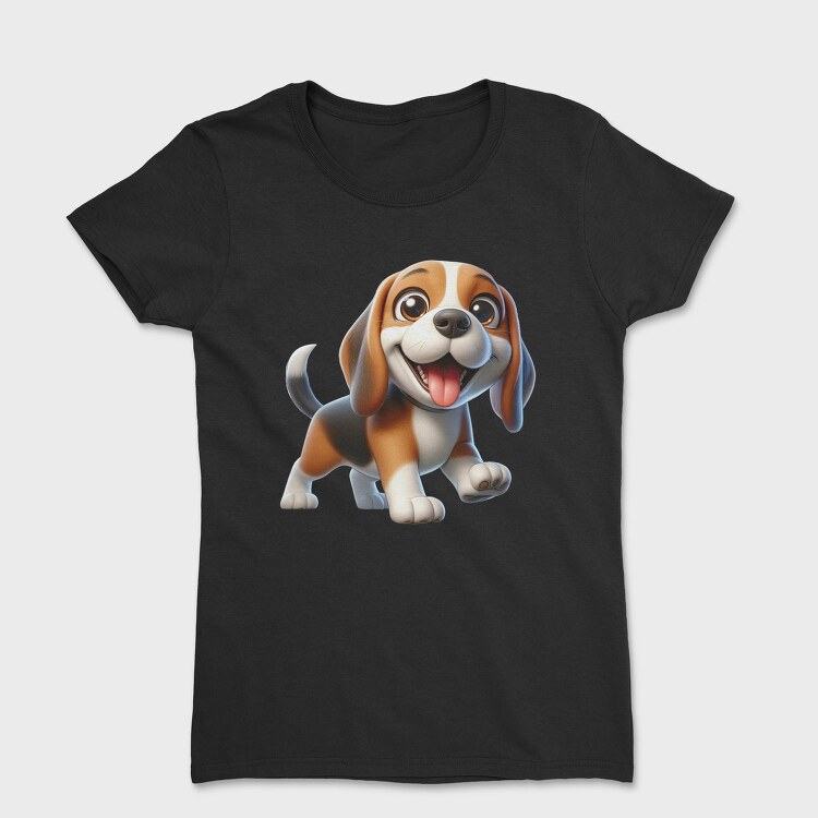Beagle Smiling Face, Tricou Femei