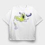 Halloween Ghost, Tricou Oversize Barbati (Unisex)