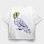 Halloween Crow Skull, Tricou Oversize Barbati (Unisex)