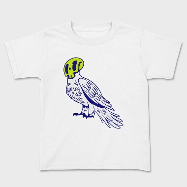 Halloween Crow Skull, Tricou Copii