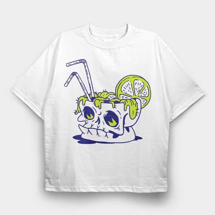 Halloween Cocktail, Tricou Oversize Barbati (Unisex)
