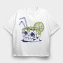 Halloween Cocktail, Tricou Oversize Barbati (Unisex)