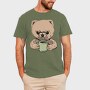 Angry Pomeranian, Tricou Barbati (Unisex)