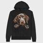 German Shorthaired Pointer, Hanorac Oversize Barbati (Unisex)