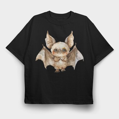 Bat Flying Cute, Tricou Oversize Barbati (Unisex)
