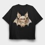 Bat Flying Cute, Tricou Oversize Barbati (Unisex)