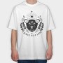 Fierce As A Lion Witch, Tricou Oversize Barbati (Unisex)