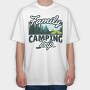 Family Camping Trip, Tricou Oversize Barbati (Unisex)
