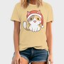 Santa Cat, Tricou Barbati (Unisex)