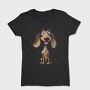 Dachshund Smile Mood, Tricou Femei