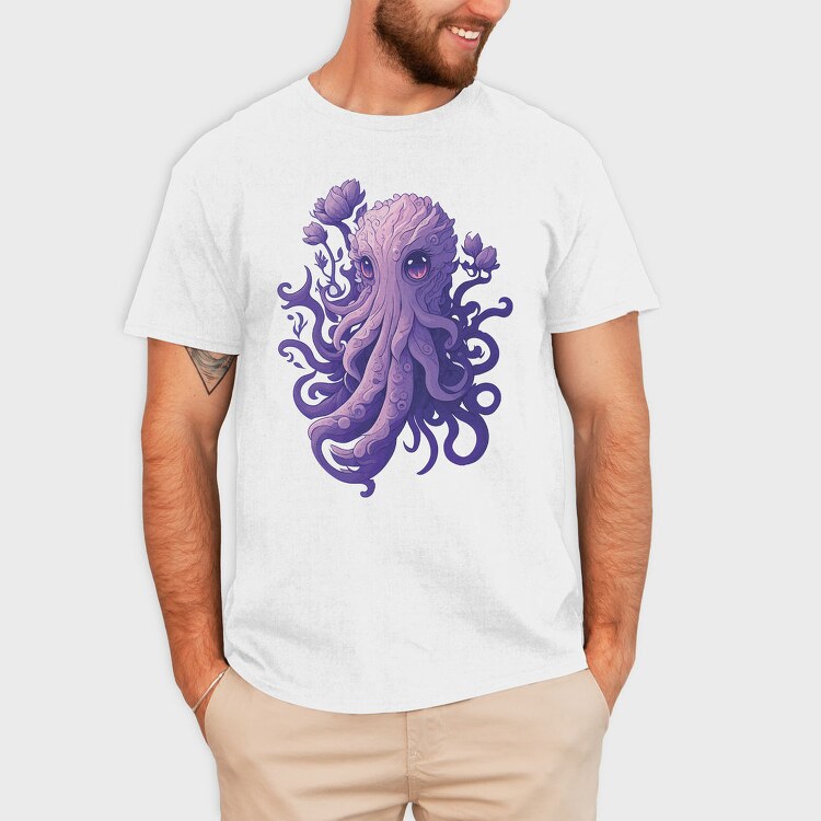 Mystical Octopus, Tricou Barbati (Unisex)