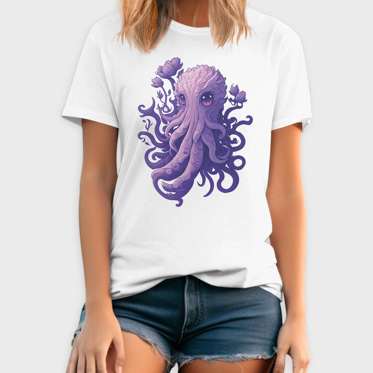 Mystical Octopus, Tricou Barbati (Unisex)