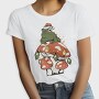 Cottagecore Christmas Frog, Tricou Femei