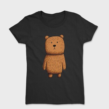 Bear Cute Standing, Tricou Femei