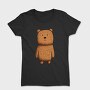 Bear Cute Standing, Tricou Femei