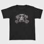 German Wirepointer Peeking Face, Tricou Copii