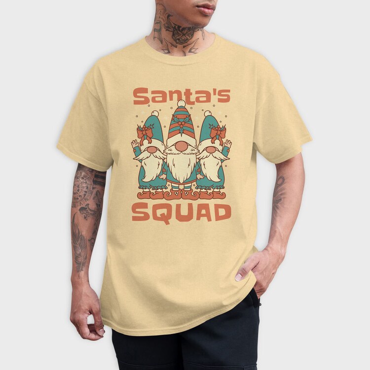 Santa Claus Gnome Squad, Tricou Barbati (Unisex)