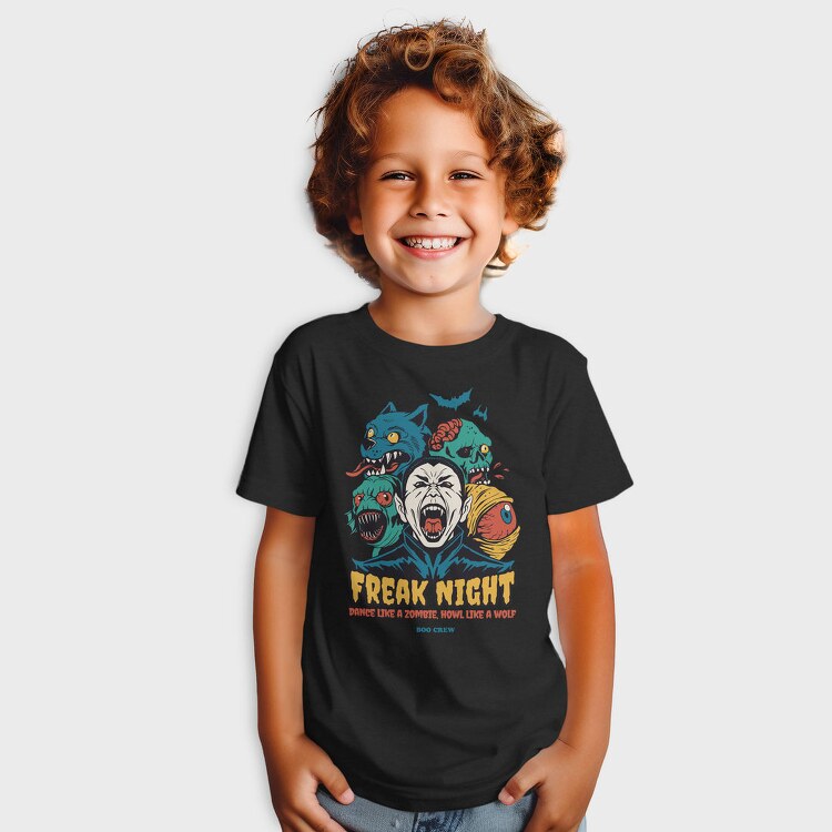 Halloween Monster Mash Freak Night, Tricou Copii