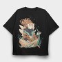 Cottagecore Elf Fantasy Night, Tricou Oversize Barbati (Unisex)