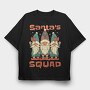 Santa Claus Gnome Squad, Tricou Oversize Barbati (Unisex)
