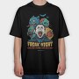 Halloween Monster Mash Freak Night, Tricou Oversize Barbati (Unisex)