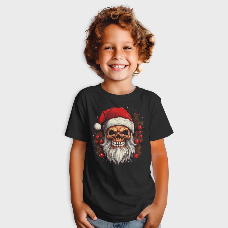 Santa Claus Skull, Tricou Copii