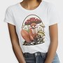 Fox And Mushrooms Cottagecore, Tricou Femei