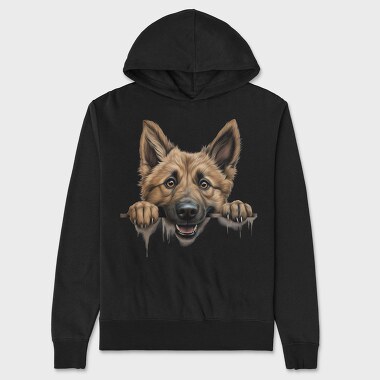 Belgian Shepherd Laekenois, Hanorac Oversize Barbati (Unisex)