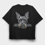 Giant Schnauzer Lover, Tricou Oversize Barbati (Unisex)