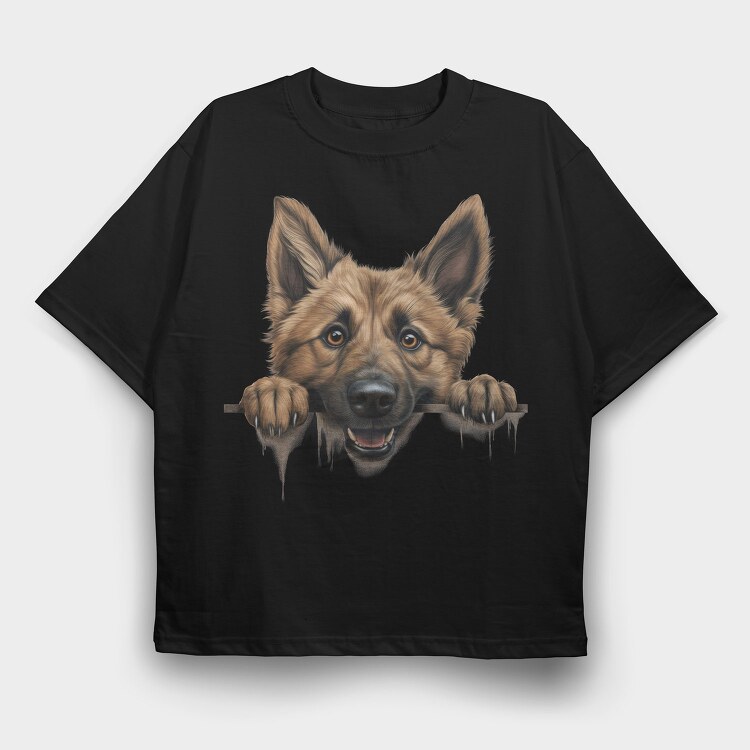 Belgian Shepherd Laekenois, Tricou Oversize Barbati (Unisex)