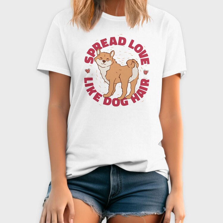Spread Love Dog Parent Pet, Tricou Barbati (Unisex)