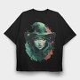 Mystical Witch Woman, Tricou Oversize Barbati (Unisex)
