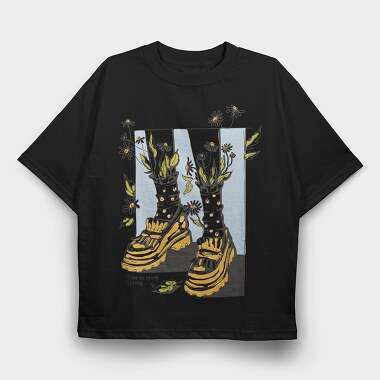 Cottagecore Lifestyle Clothes Collection, Tricou Oversize Barbati (Unisex)