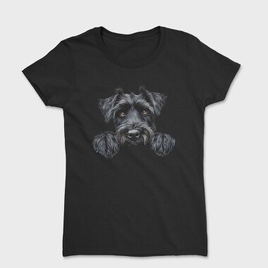Giant Schnauzer Peek, Tricou Femei