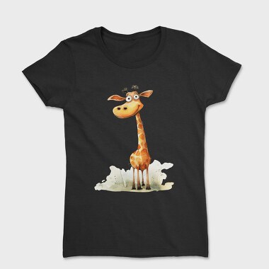 Giraffe Smiling Face, Tricou Femei