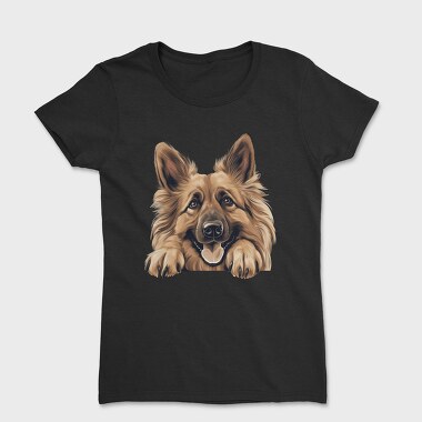 Belgian Tervuren Peeking, Tricou Femei