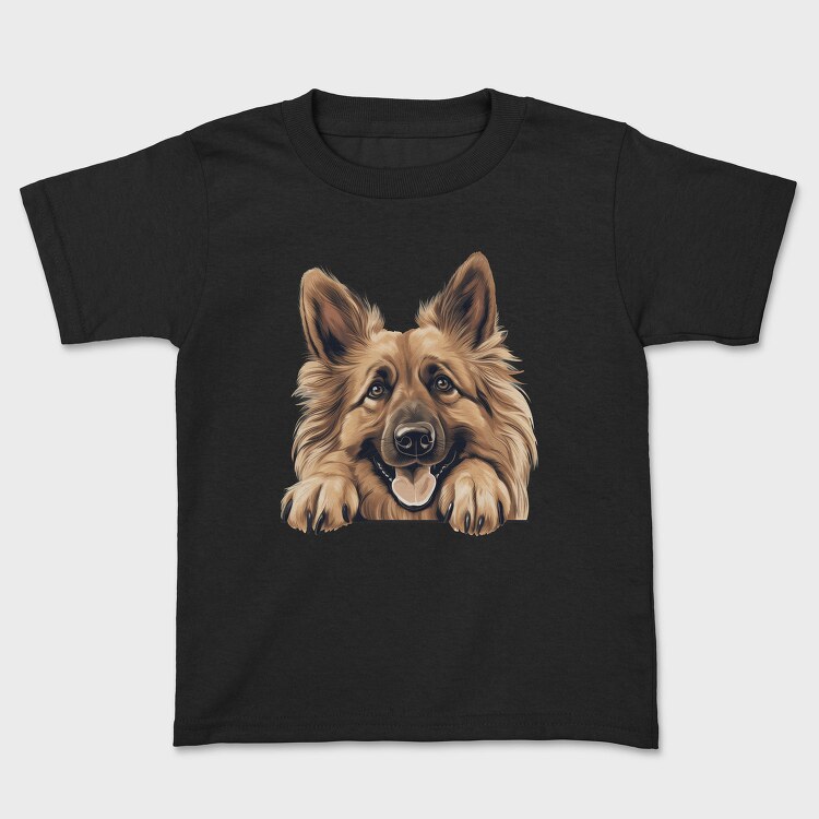 Belgian Tervuren Peeking, Tricou Copii