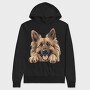 Belgian Tervuren Peeking, Hanorac Oversize Barbati (Unisex)