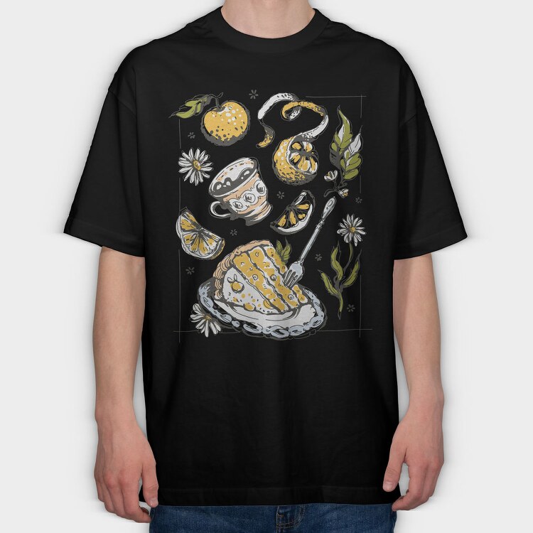 Cottagecore Lifestyle Food Collection, Tricou Oversize Barbati (Unisex)