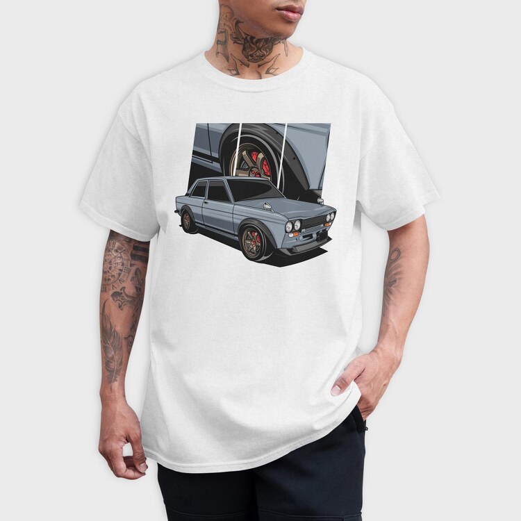 Skyline Old, Tricou Barbati (Unisex)