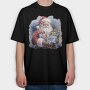Santa Claus With Gifts, Tricou Oversize Barbati (Unisex)