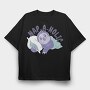 Napping Sloth, Tricou Oversize Barbati (Unisex)