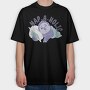 Napping Sloth, Tricou Oversize Barbati (Unisex)