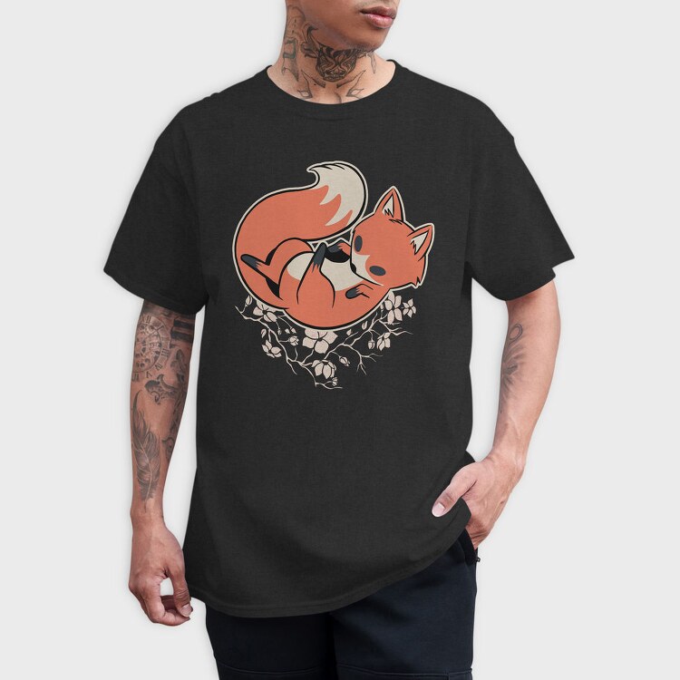 Fox Sakura, Tricou Barbati (Unisex)