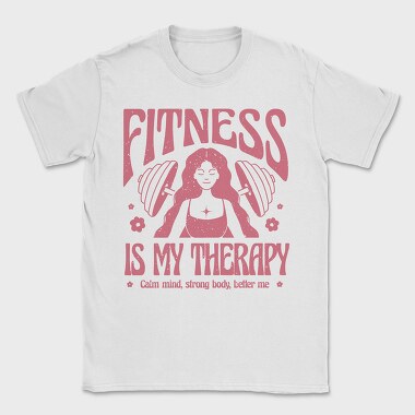 Fitness Is My Therapy Gym, Tricou Barbati (Unisex)