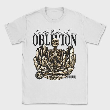 Oblivion Skeleton Quote, Tricou Barbati (Unisex)