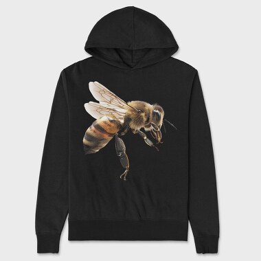 Bee Flying High, Hanorac Oversize Barbati (Unisex)