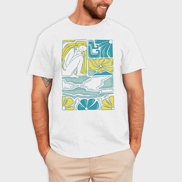 Nature Blonde Woman, Tricou Barbati (Unisex)